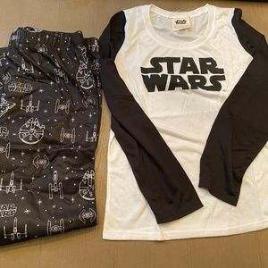 Star Wars  (Off to sleep we go) Pajama Set Adult Unisex XL